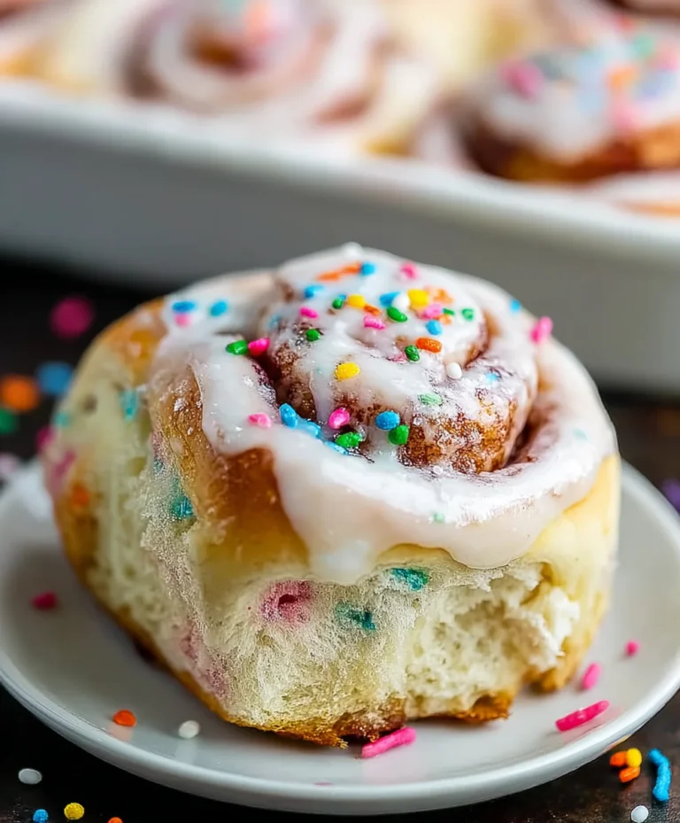 Funfetti Cinnamon Rolls-Sweet Sprinkle Surprise