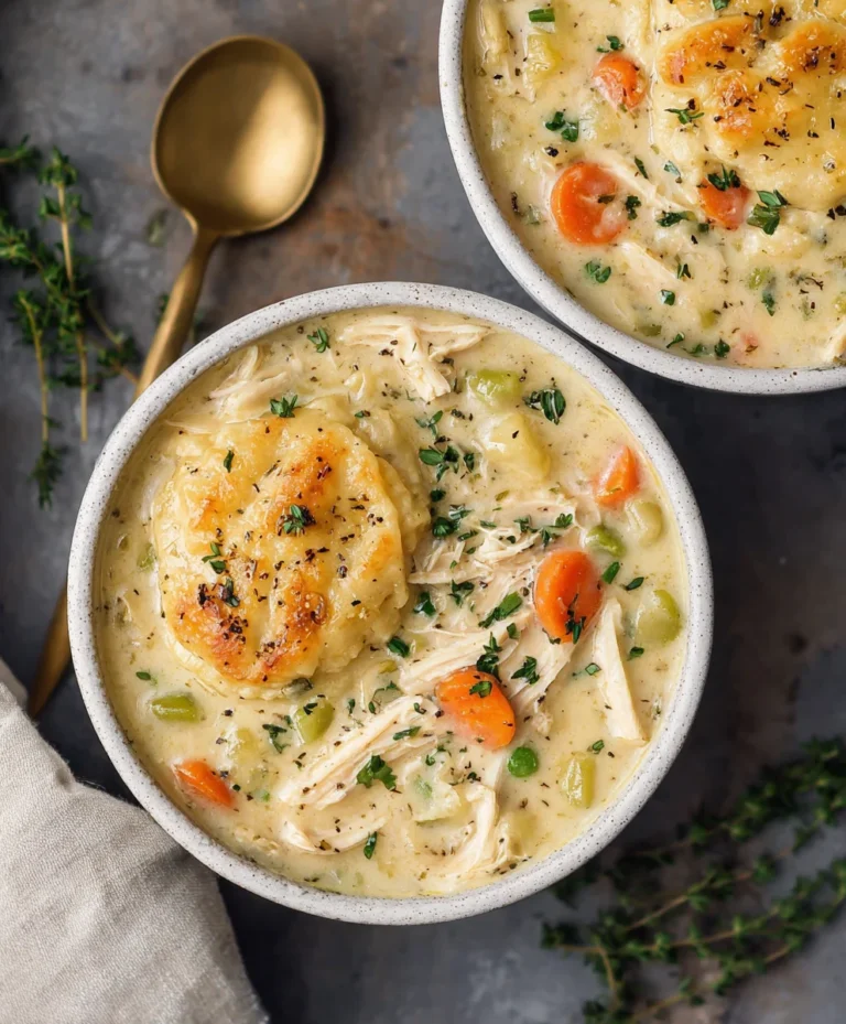 Hearty Chicken Pot Pie Soup- Easy & Delicious Comfort