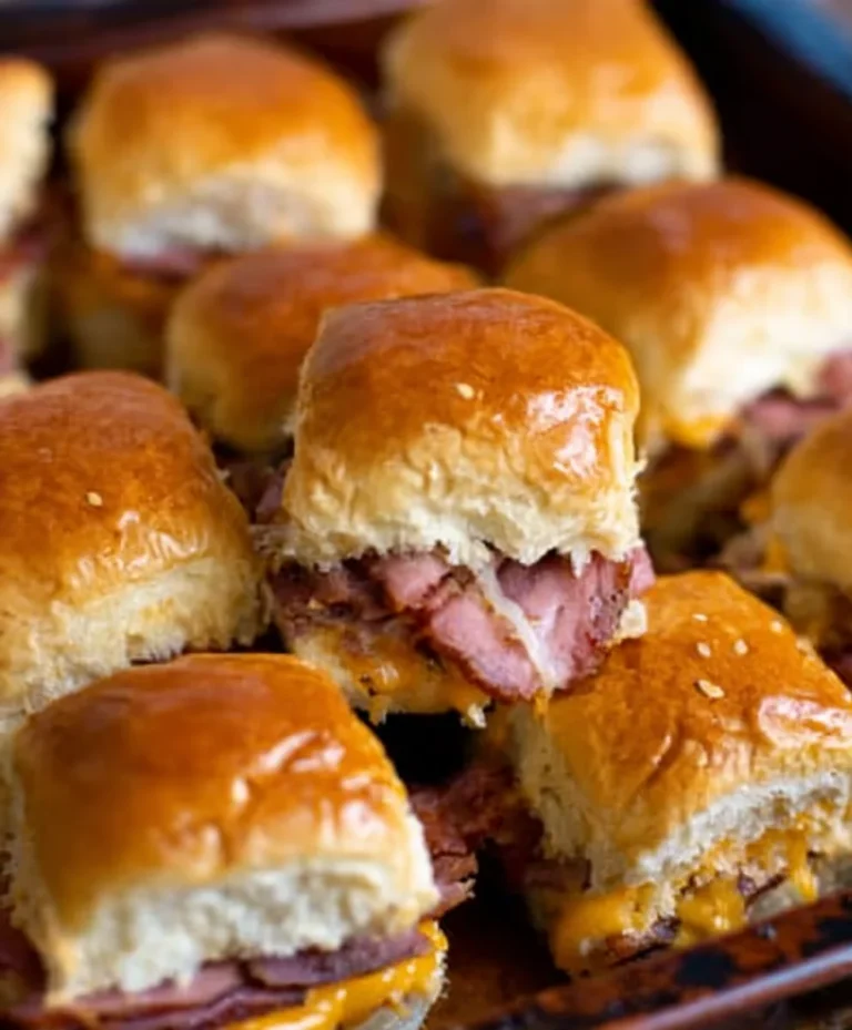 Mississippi Sin Beef Beef Ham Sliders-Delicious Recipe
