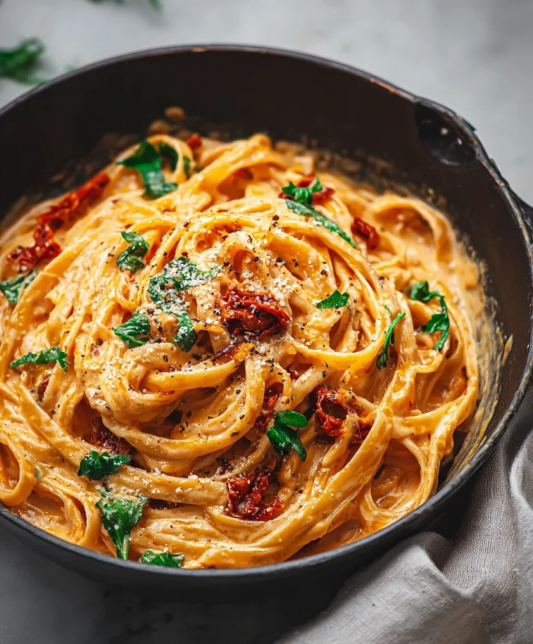 Creamy Sun Dried Tomato Pasta – Vegan & Easy