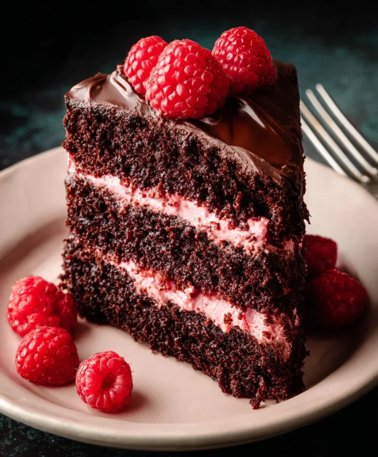 Decadent Chocolate Raspberry Cake Recipe-Pure Indulgence