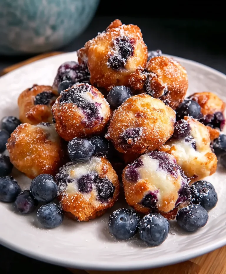 Mini Blueberry Fritters – Easy Sweet Treat