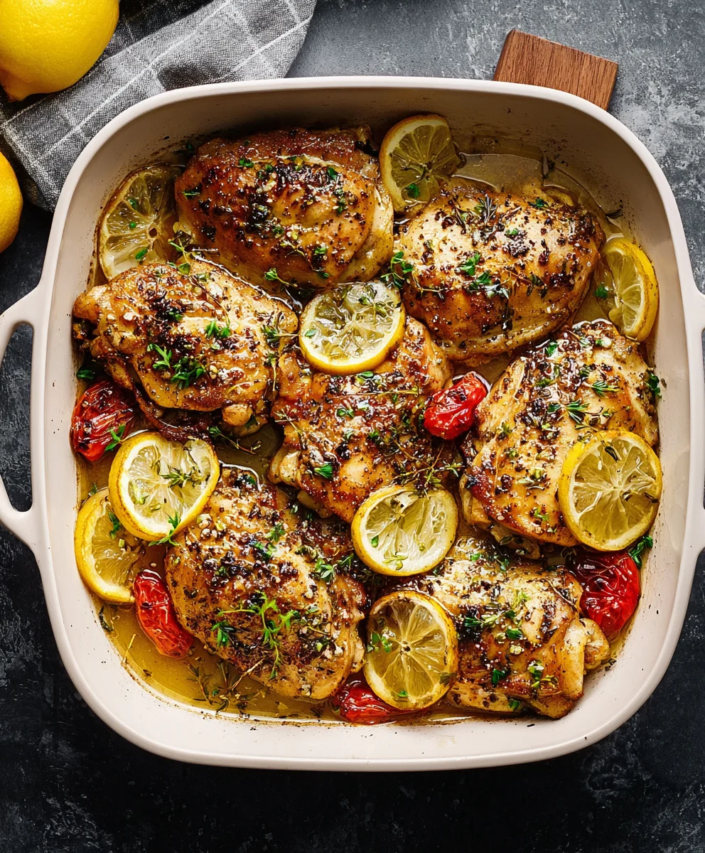 Zesty Greek Lemon Chicken Recipe - Easy & Flavorful