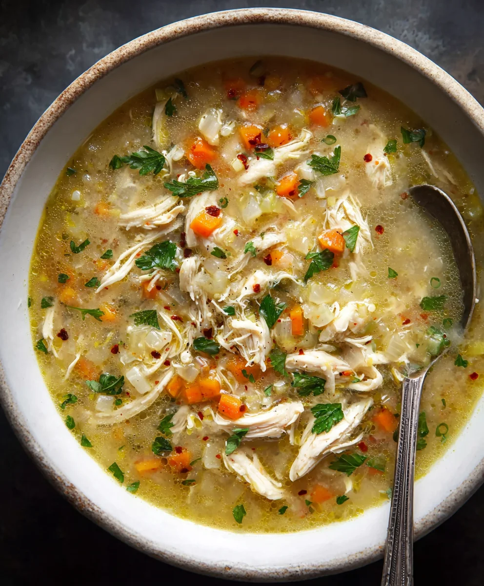 Healing Anti-Inflammatory Chicken Soup Recipe