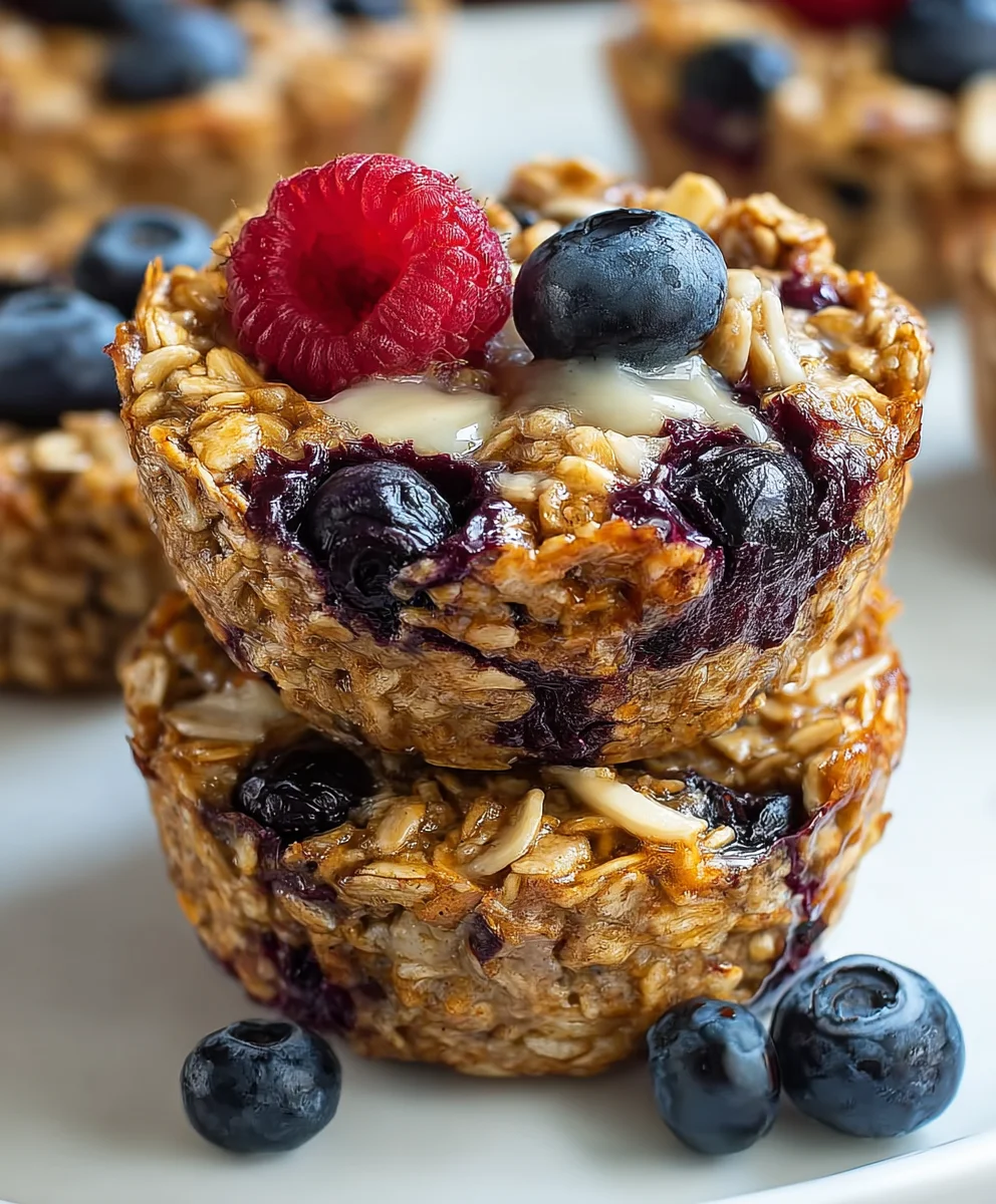 Easy Baked Oatmeal Breakfast Cups-Healthy Start