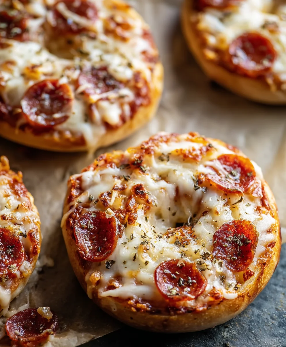 Easy Homemade Pizza Bagels-Quick & Delicious Recipe