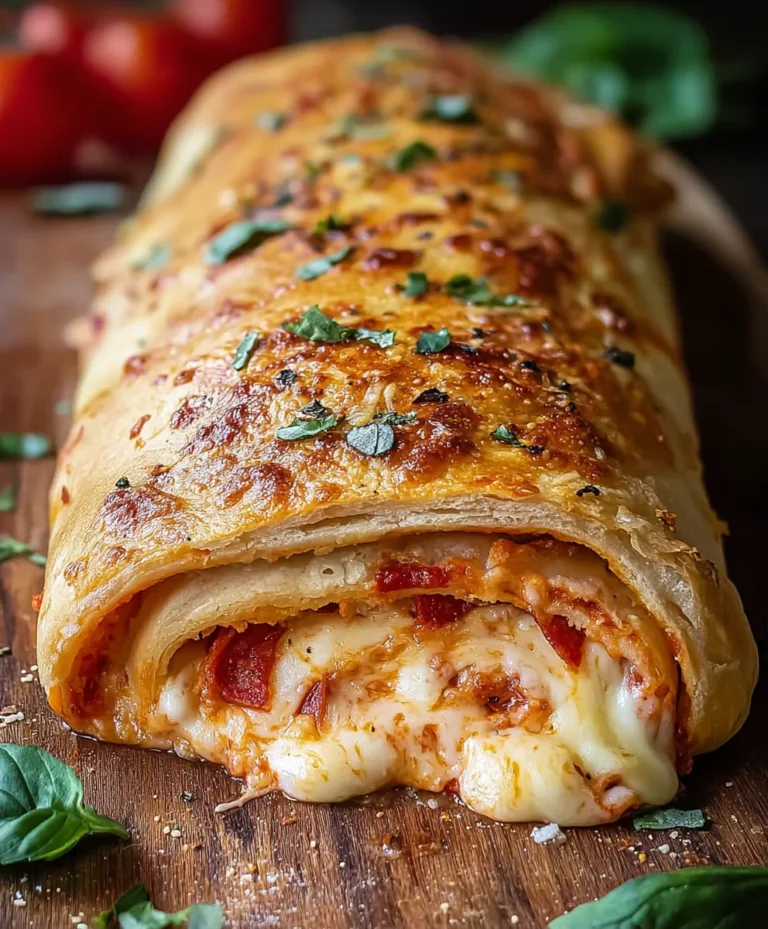 Classic Homemade Stromboli – Easy Beef Recipe