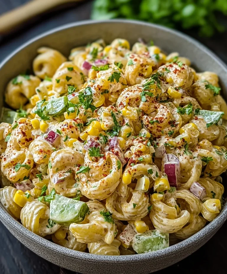 Mexican Street Corn Pasta Salad-Easy & Delicious