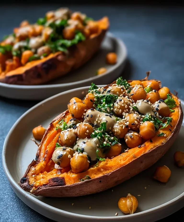 Sweet Potato Tahini Butter Chickpeas Recipe