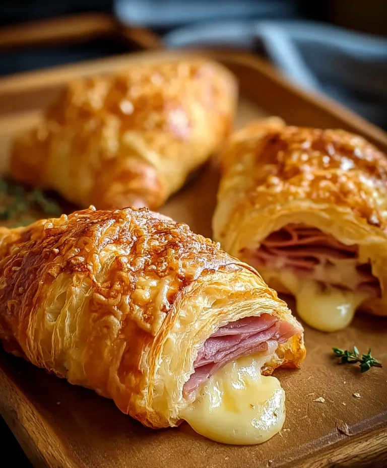 Beef Beef Ham Cheese Croissants-Easy Baked Recipe