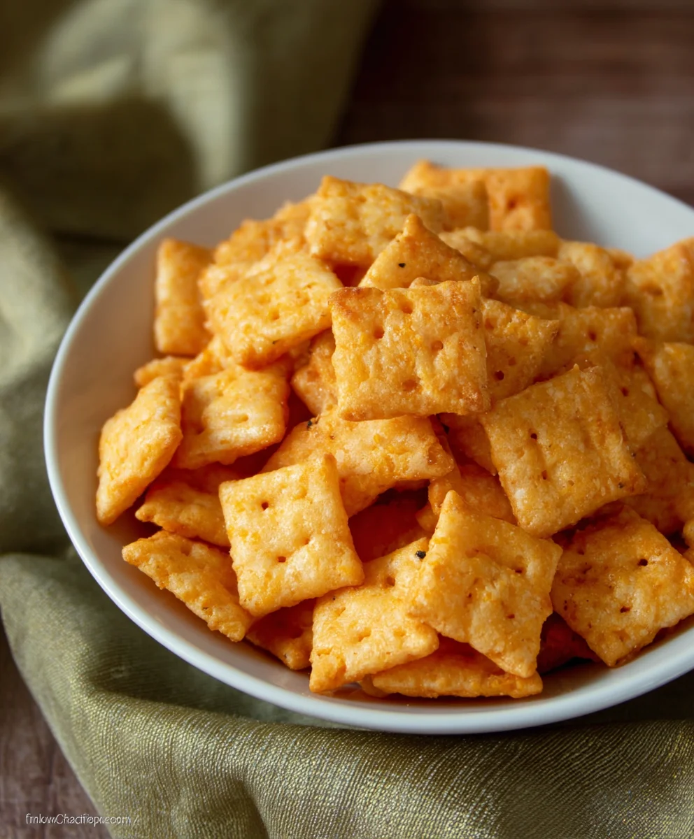 Gluten Free Cheez Its - Easy Homemade Snack