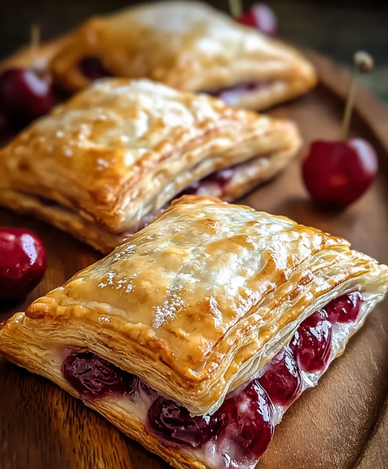 Easy Cherry Turnovers – Delicious Homemade Pastries