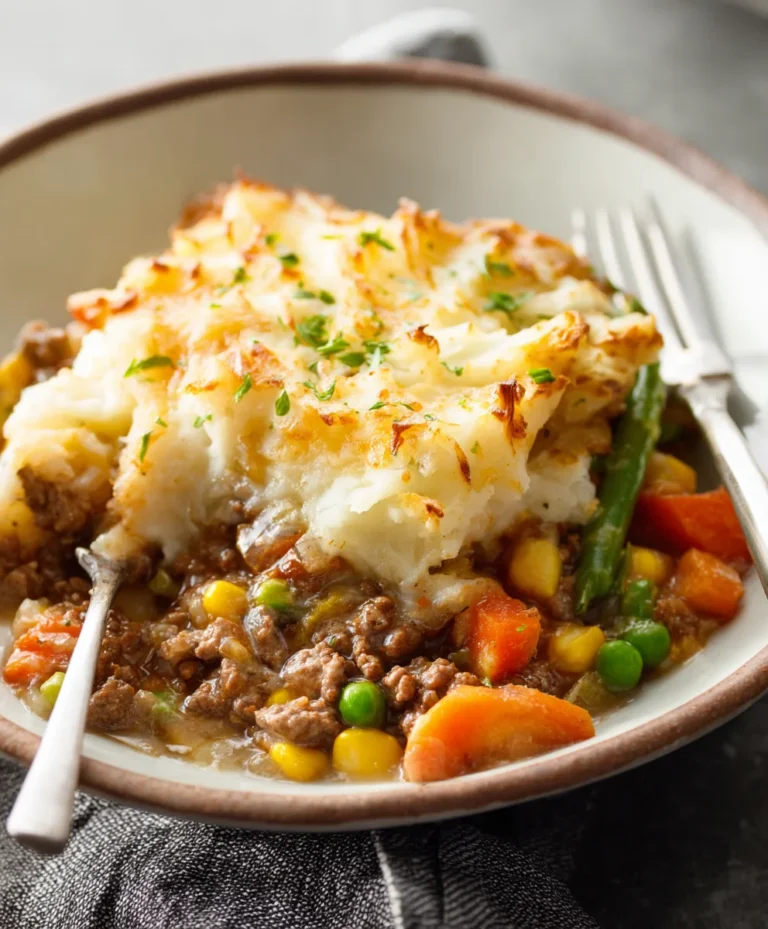 Classic Beef Shepherd’s Pie Recipe-Hearty & Delicious
