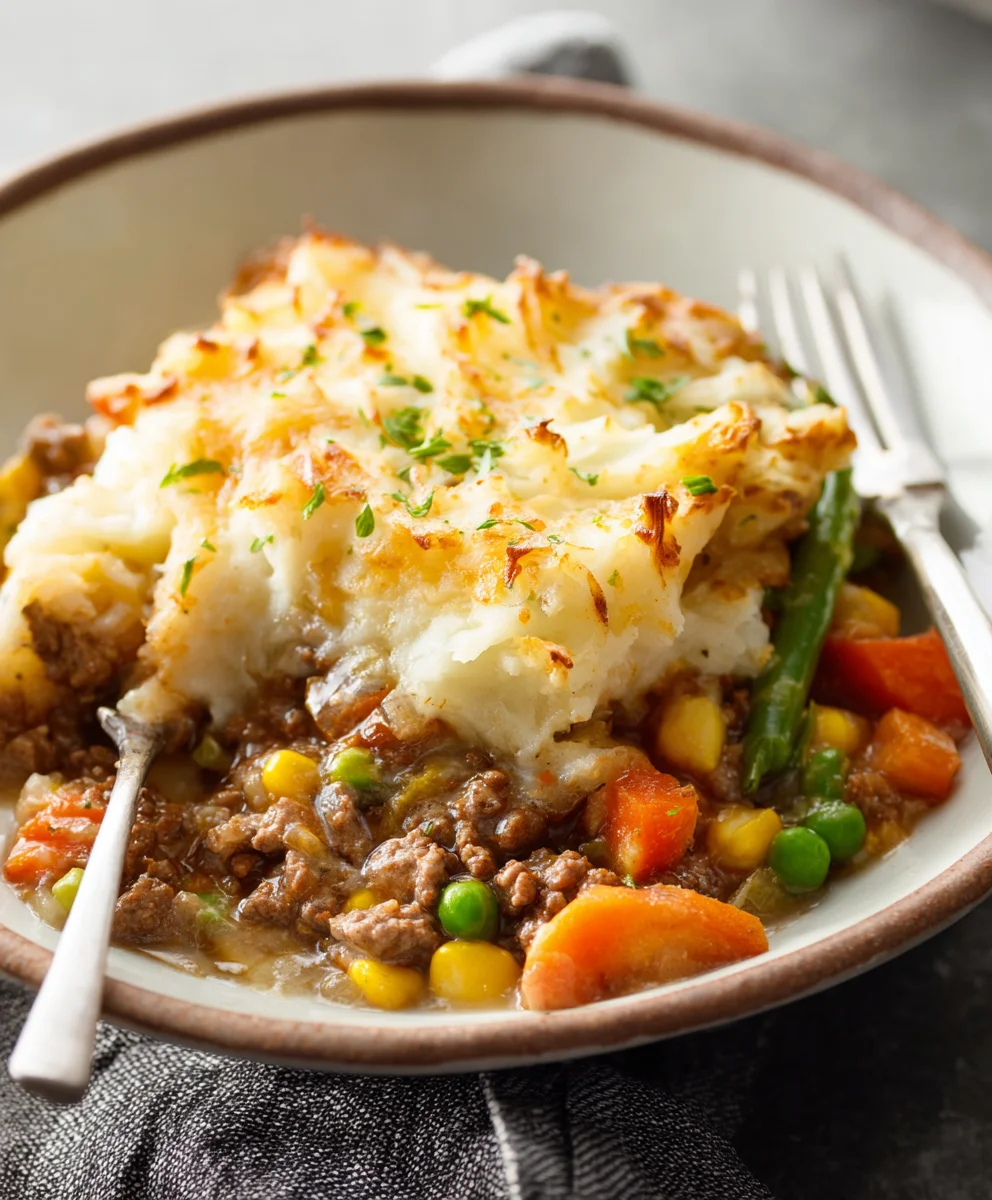 Classic Beef Shepherd's Pie Recipe-Hearty & Delicious