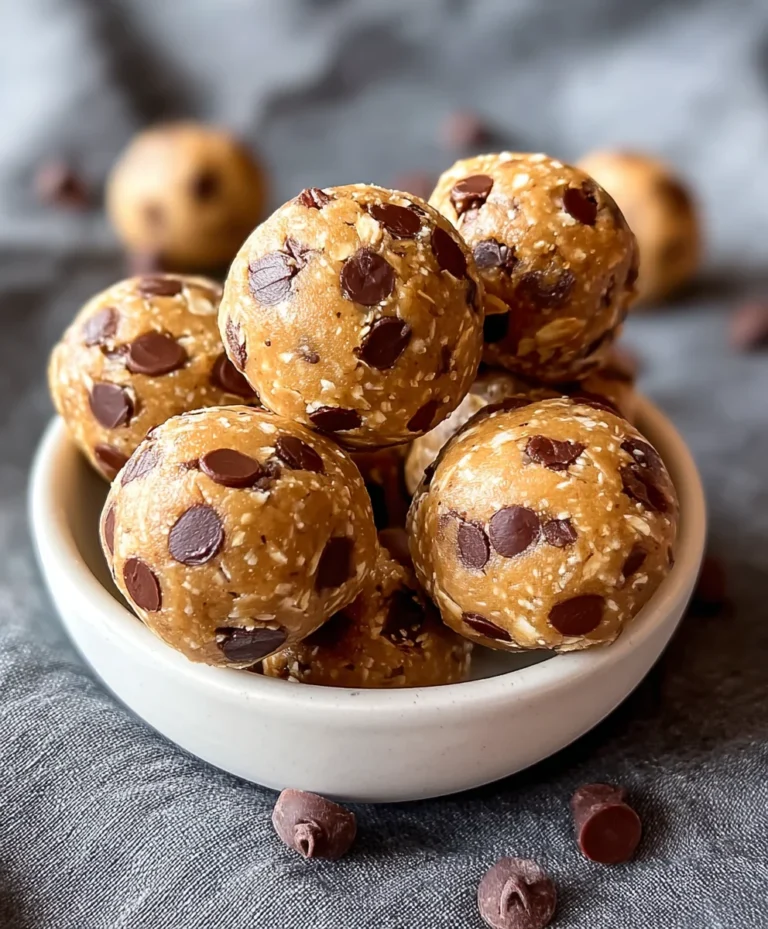 No-Bake Chickpea Cookie Bites-Easy & Delicious