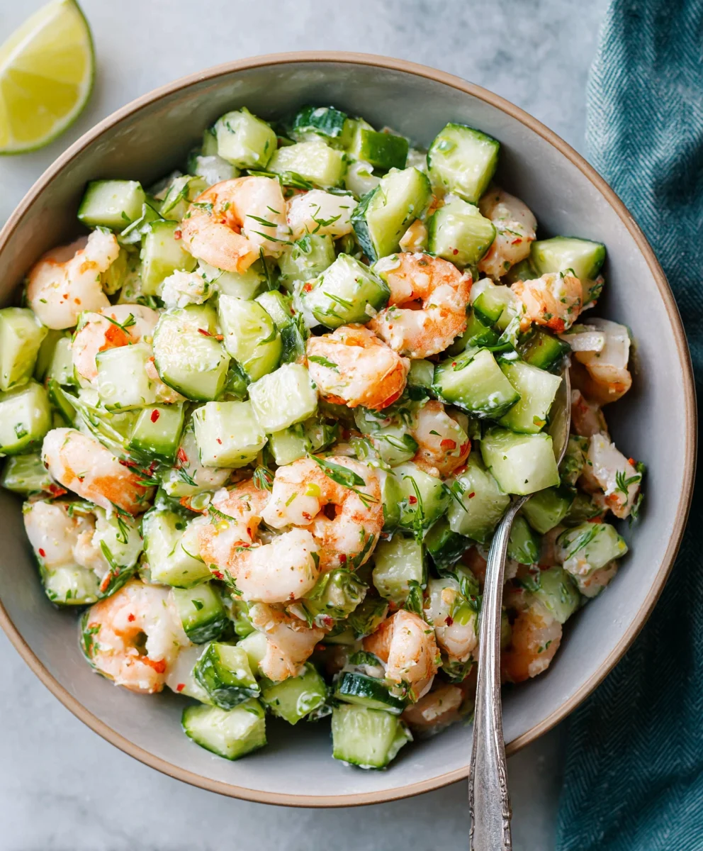 Refreshing Cucumber Shrimp Salad Recipe