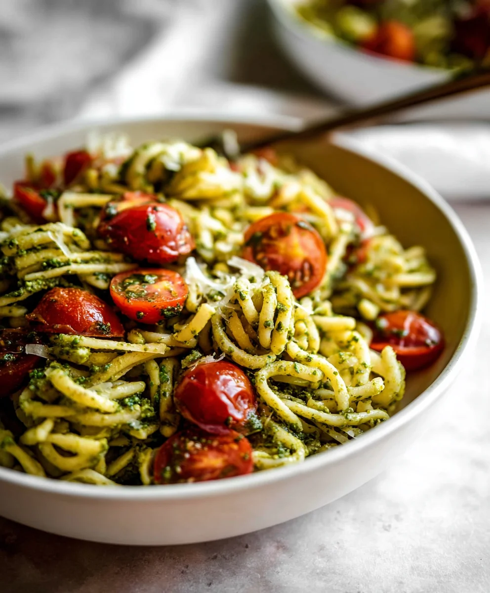Easy Pesto Pasta Salad - Fresh & Flavorful Recipe