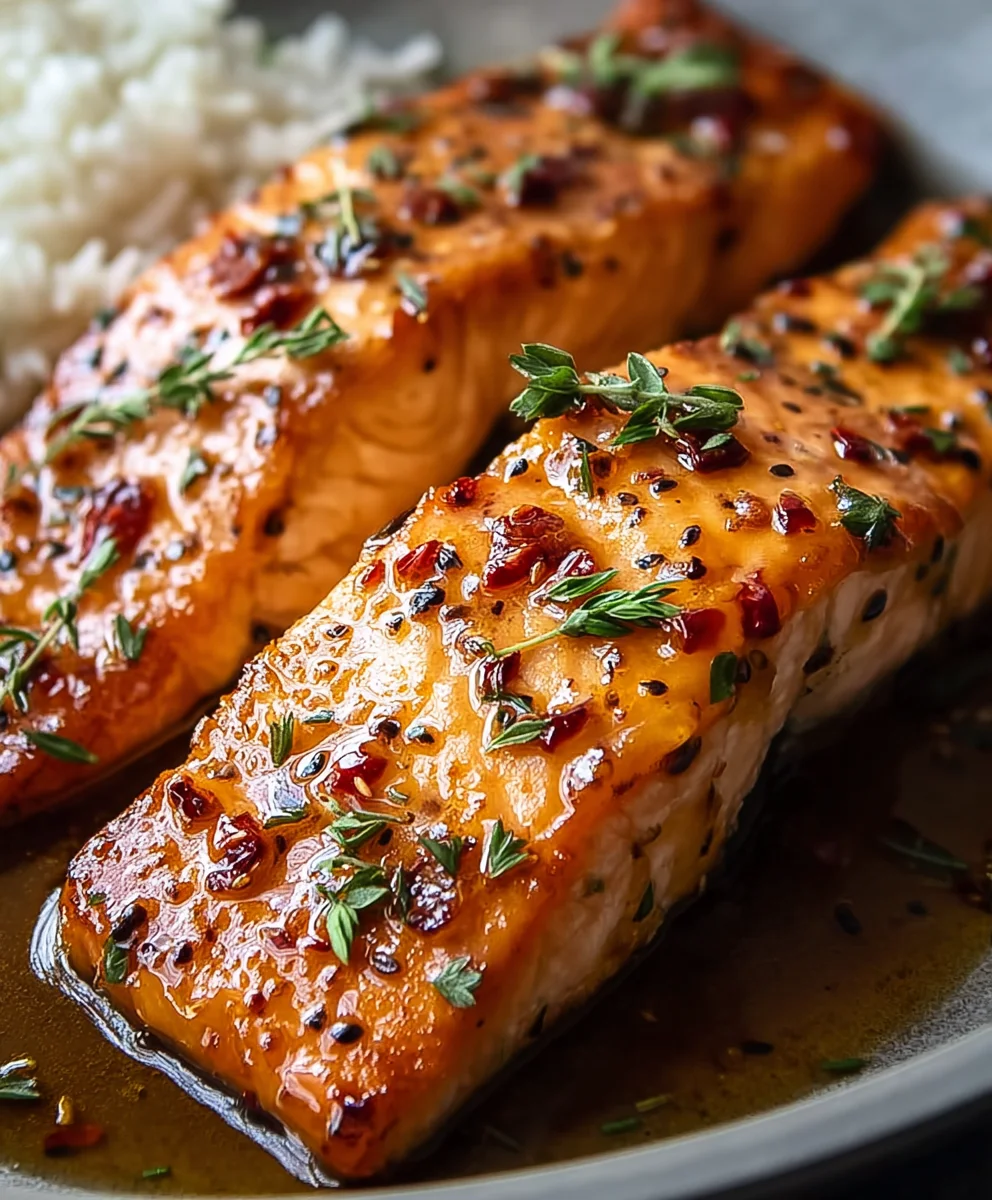 Hot Honey Salmon Glaze-Easy Recipe