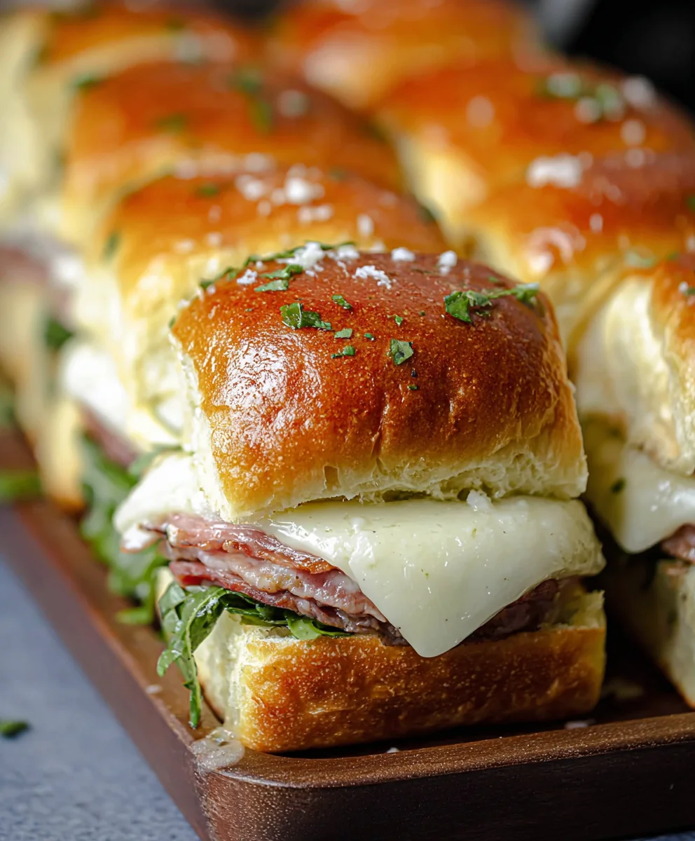 Easy Beef Italian Sliders - Quick & Delicious Appetizers
