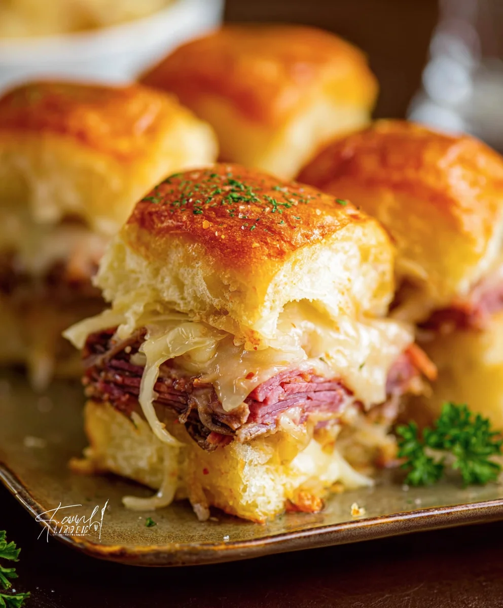 Amazing Reuben Sliders-The Ultimate Flavor