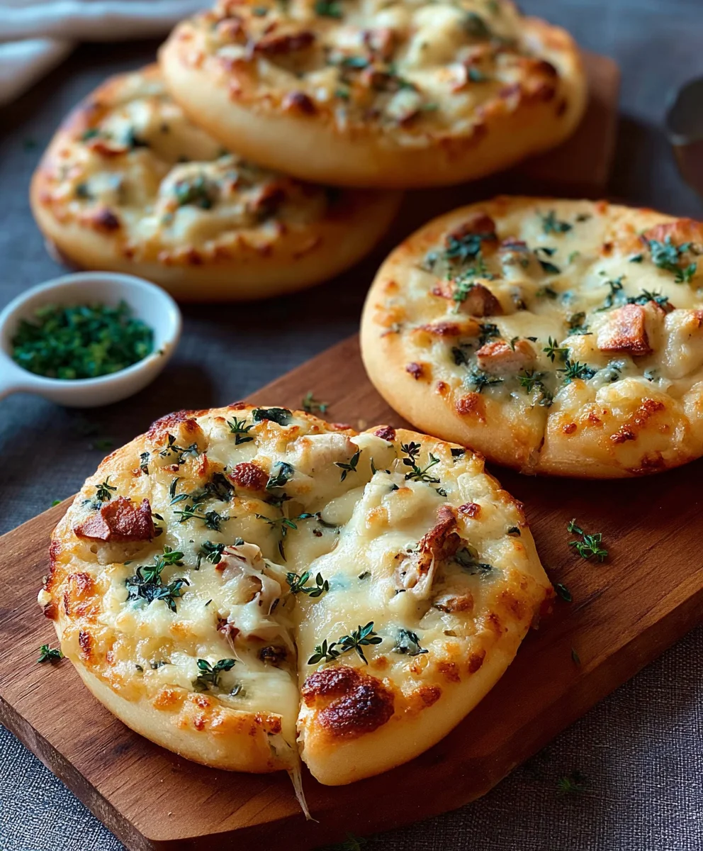 Mini Stuffed Alfredo Pizza Bites-Quick & Easy Recipe