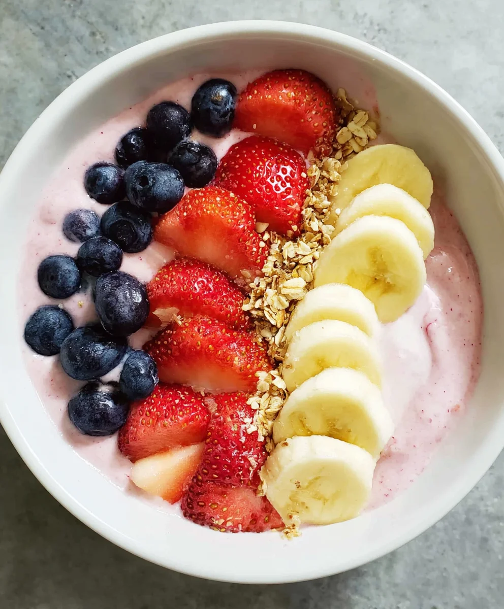 5-Minute Fruit Smoothie Bowl Greek Yogurt Delicious