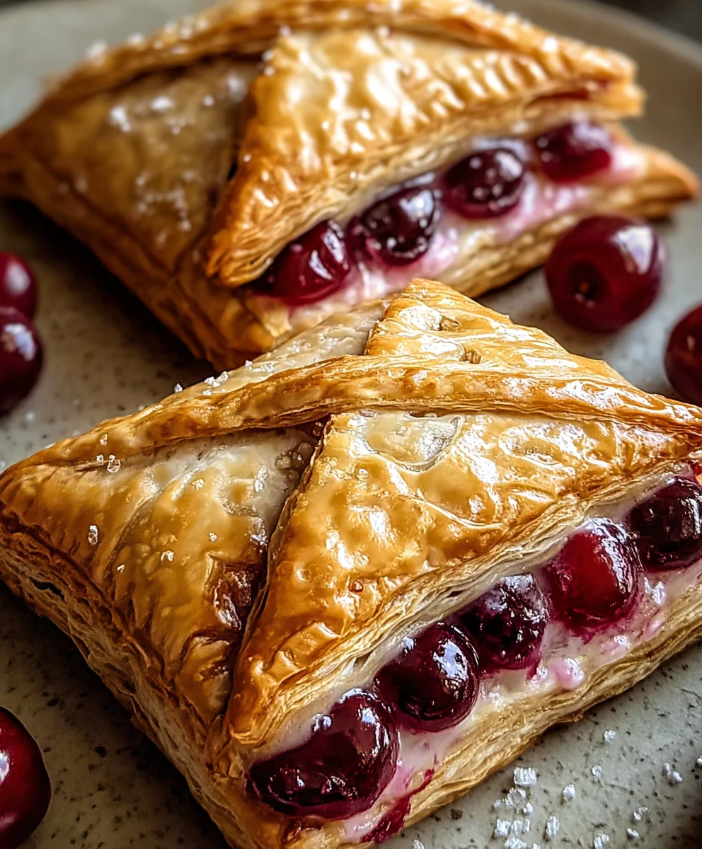 Easy Cherry Turnovers - Delicious Homemade Pastries