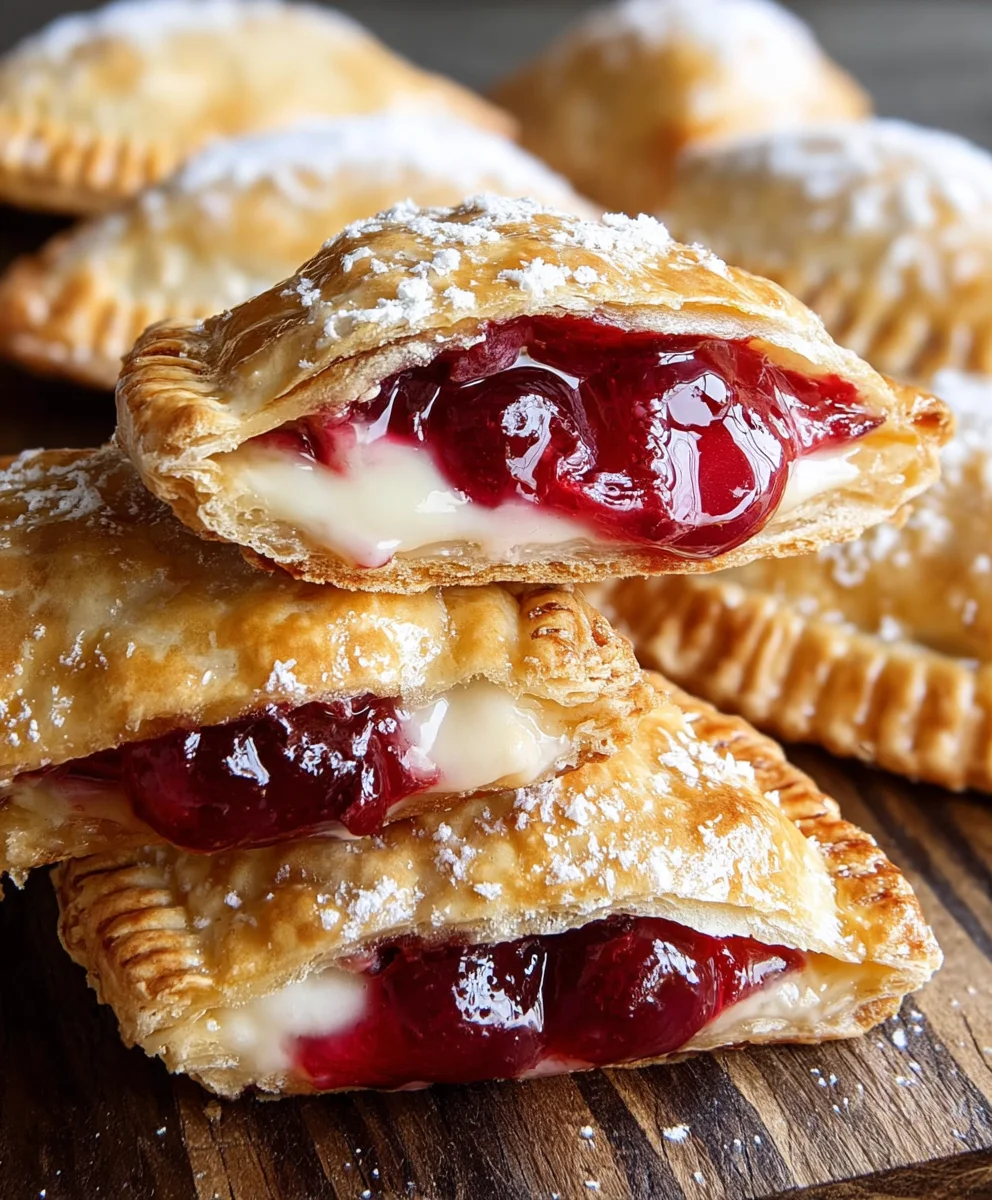 Cherry Cheesecake Hand Pies Easy Dessert Recipe
