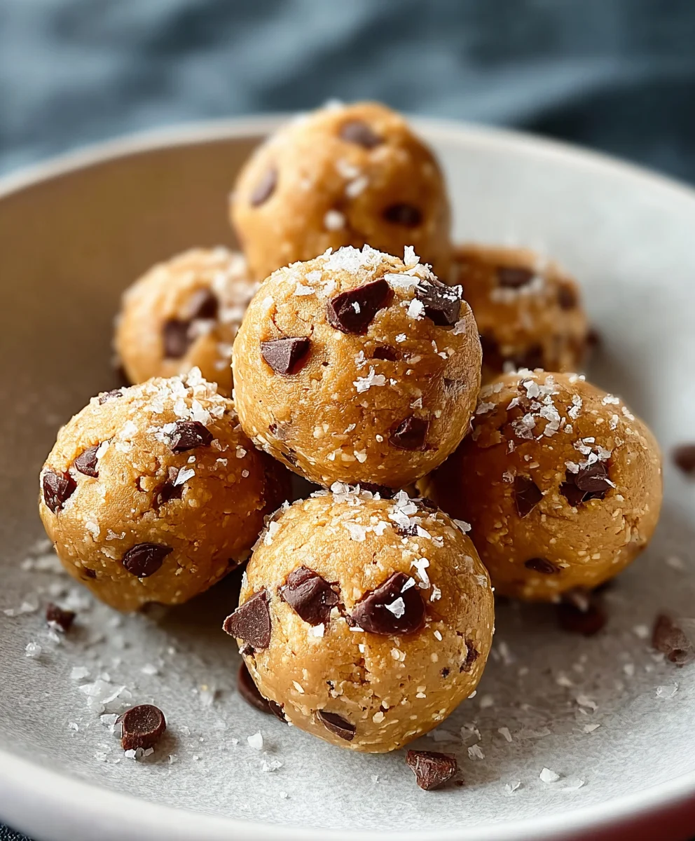 No-Bake Chickpea Cookie Bites-Easy & Delicious