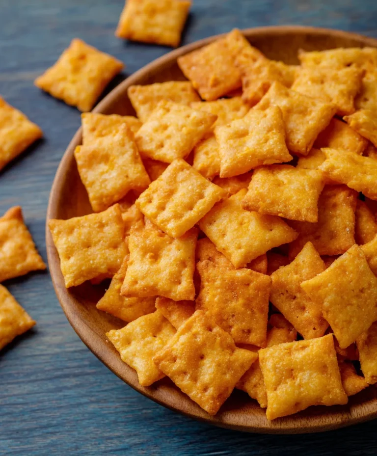Homemade Cheez Its- Easy Cheddar Cheese Crackers
