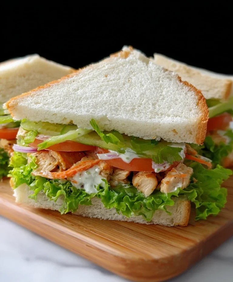 Easy Cold Chicken Sandwich Recipe- Lunch Box Favorite