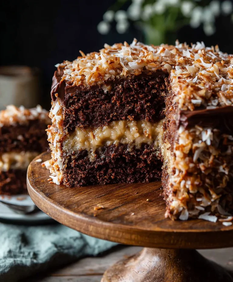 Authentic German Chocolate Cake Recipe-Rich & Delicious