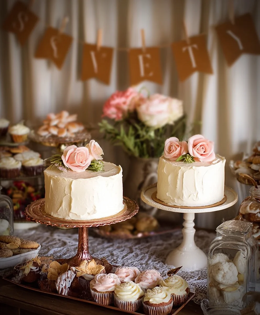 Vintage Wedding Dessert Table Ideas - Delicious Treats