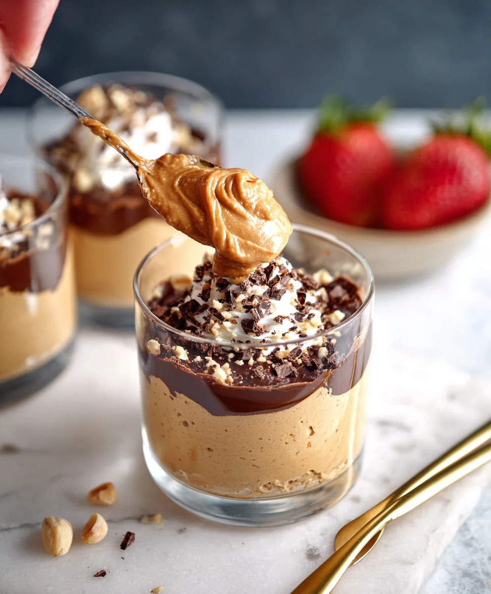 Creamy Cottage Cheese Peanut Butter Mousse Delight