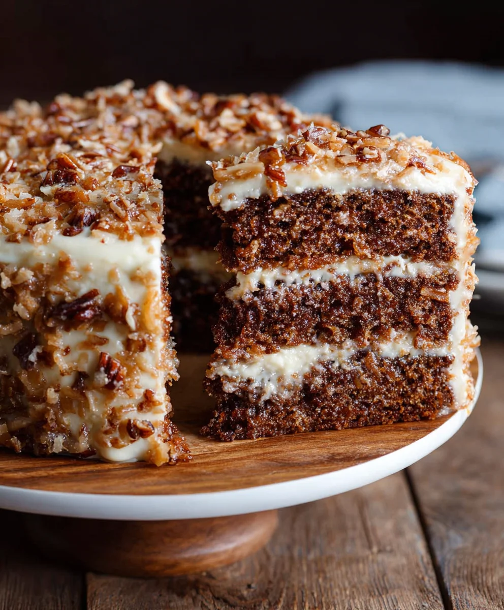 Authentic German Chocolate Cake Recipe-Rich & Delicious