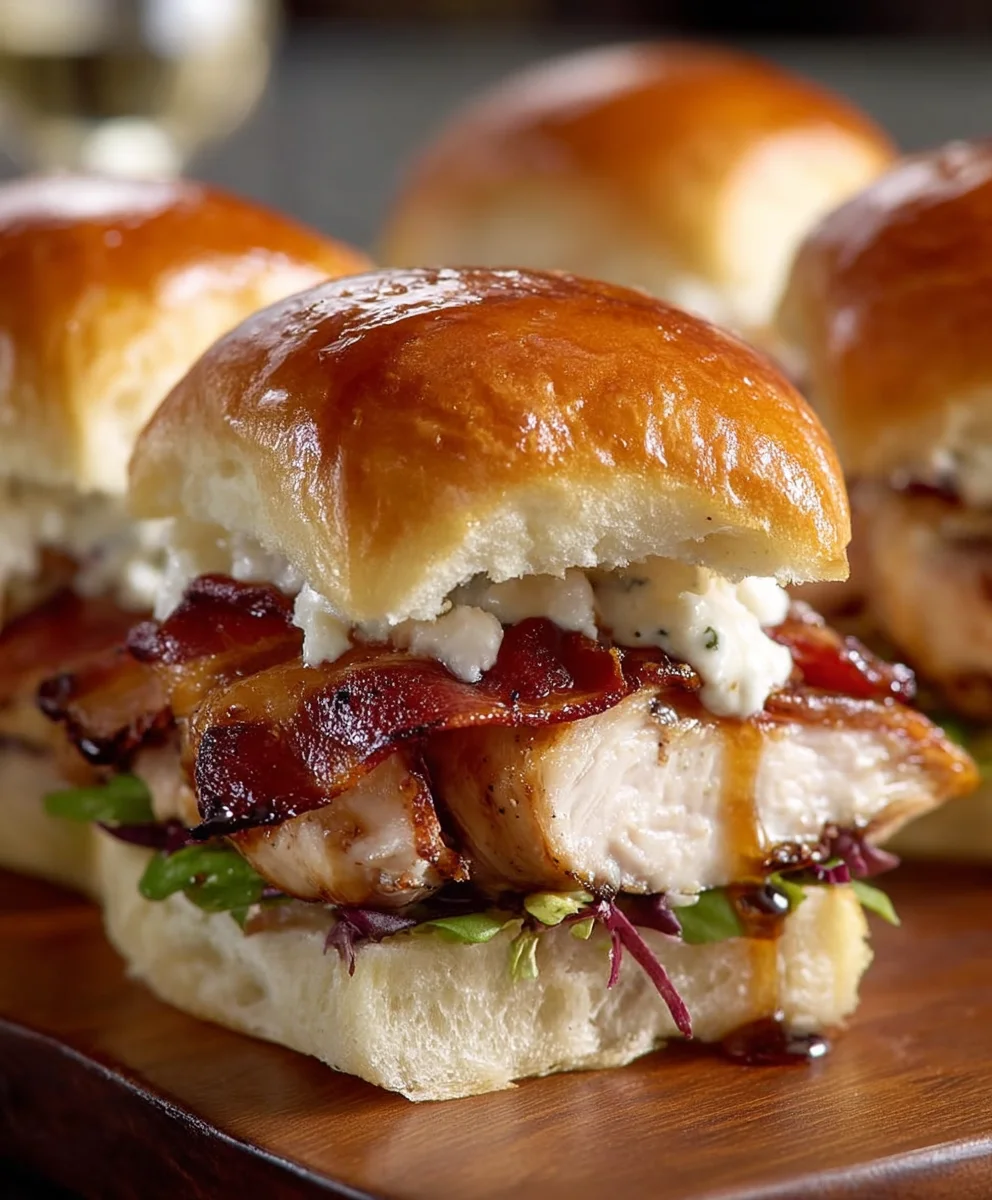 Maple Chicken Beef Beef Bacon Sliders - Flavor Bomb