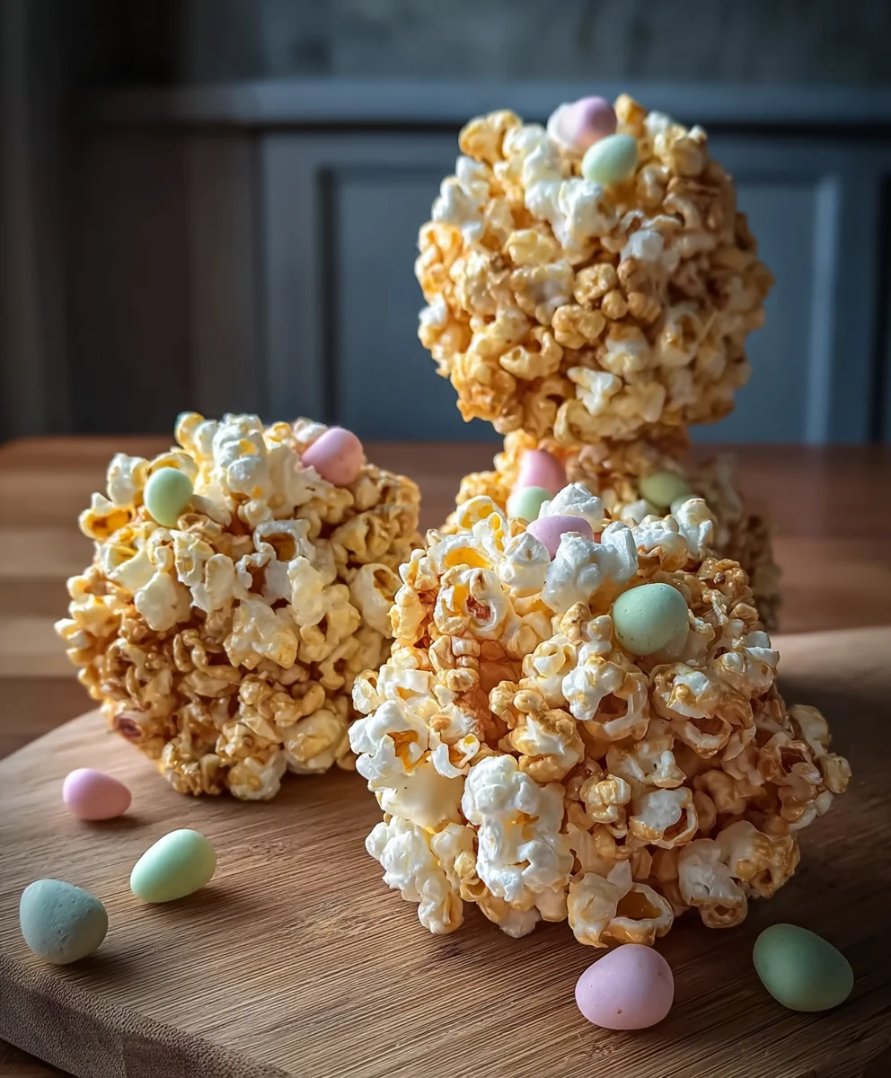 Easy Easter Popcorn Balls Recipe-Festive Fun