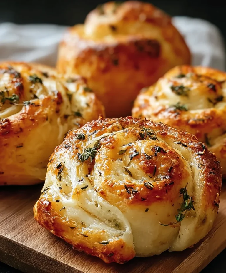 Sourdough Herb Cheese Rolls- Flavorful Easy Recipe
