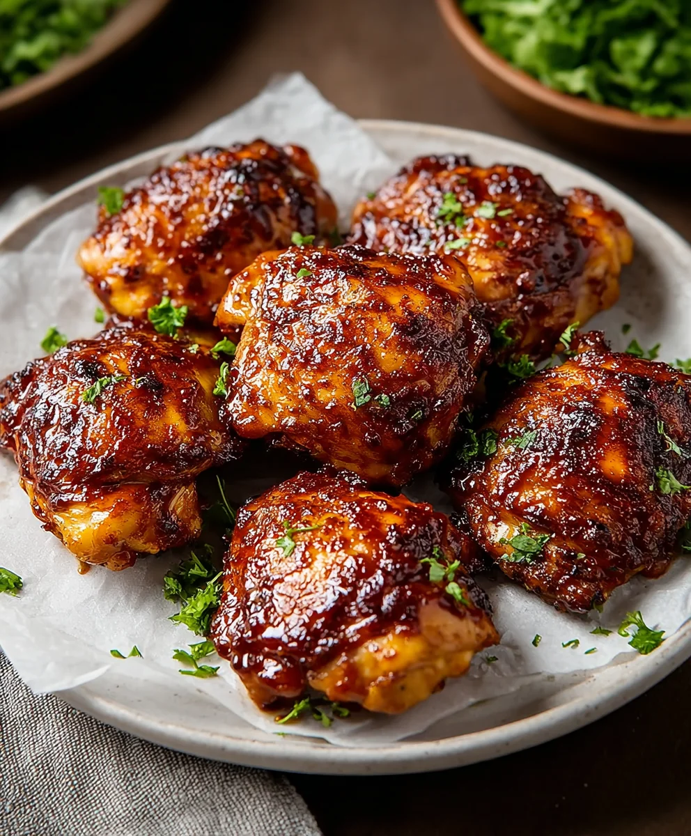 Easy BBQ Chicken Thighs- Fast Flavorful & Fun