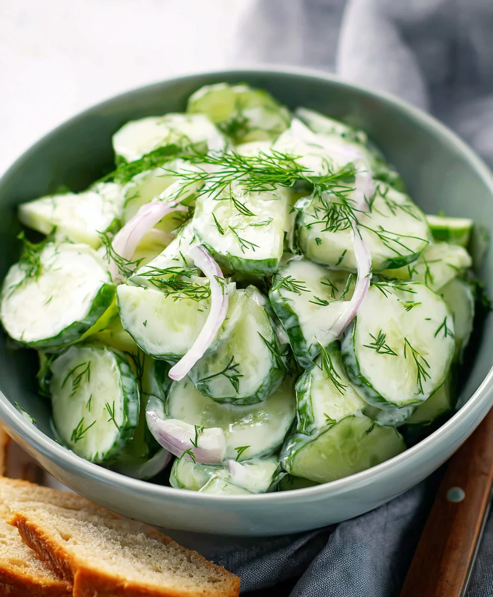 Cool Cucumber Dill Salad - Easy & Refreshing Recipe