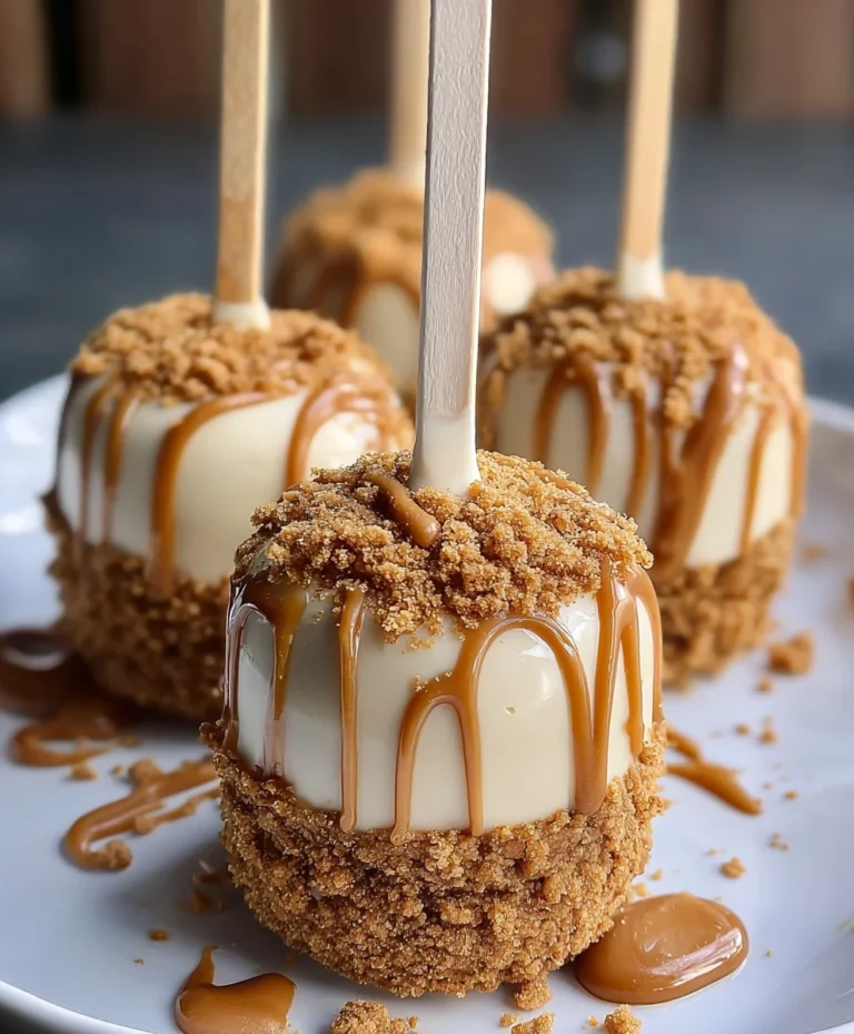 Biscoff Cookie Butter Cheesecake Pops-Delicious Treats