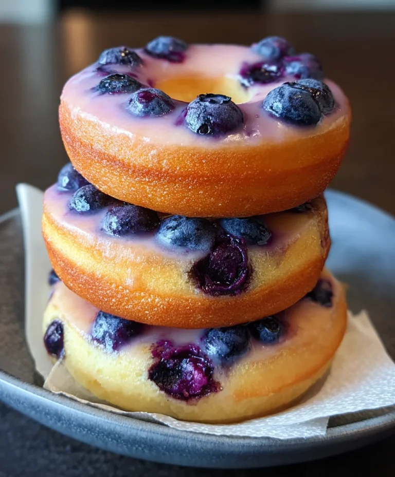 Keto Blueberry Donuts-Guilt-Free Delight