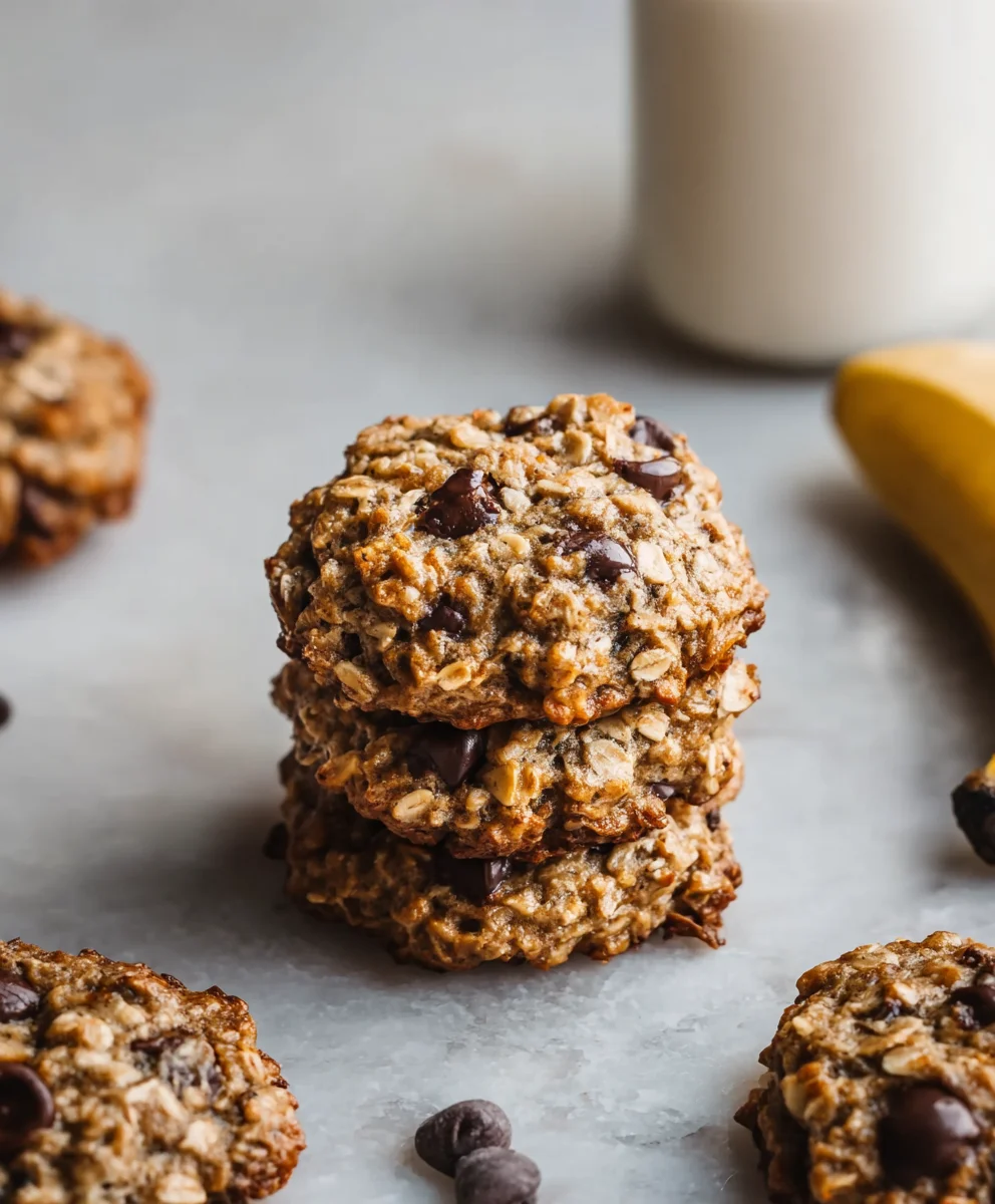 Healthy Banana Oat Cookies-Simple & Delicious Snack