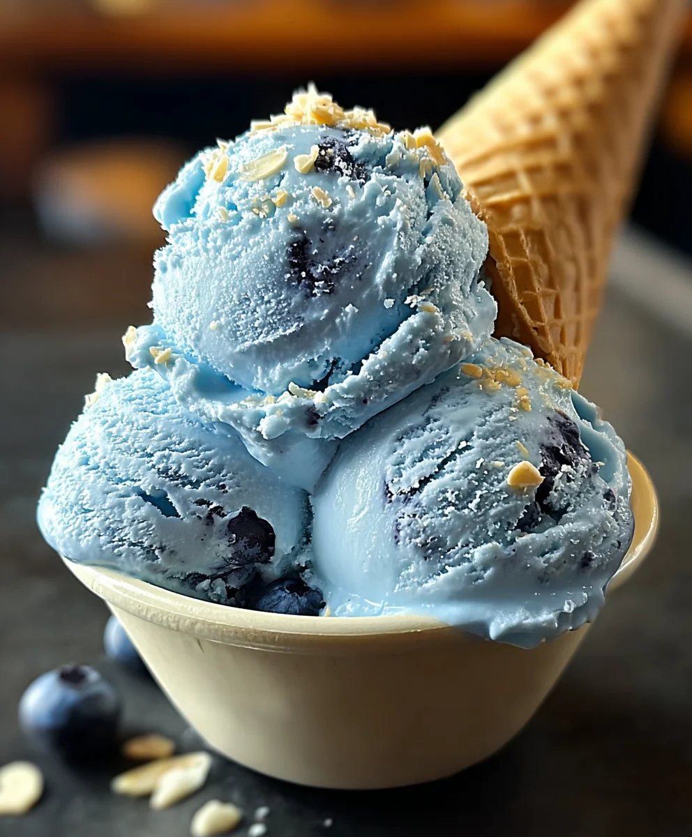 Blue Moon Ice Cream- Easy Homemade Recipe