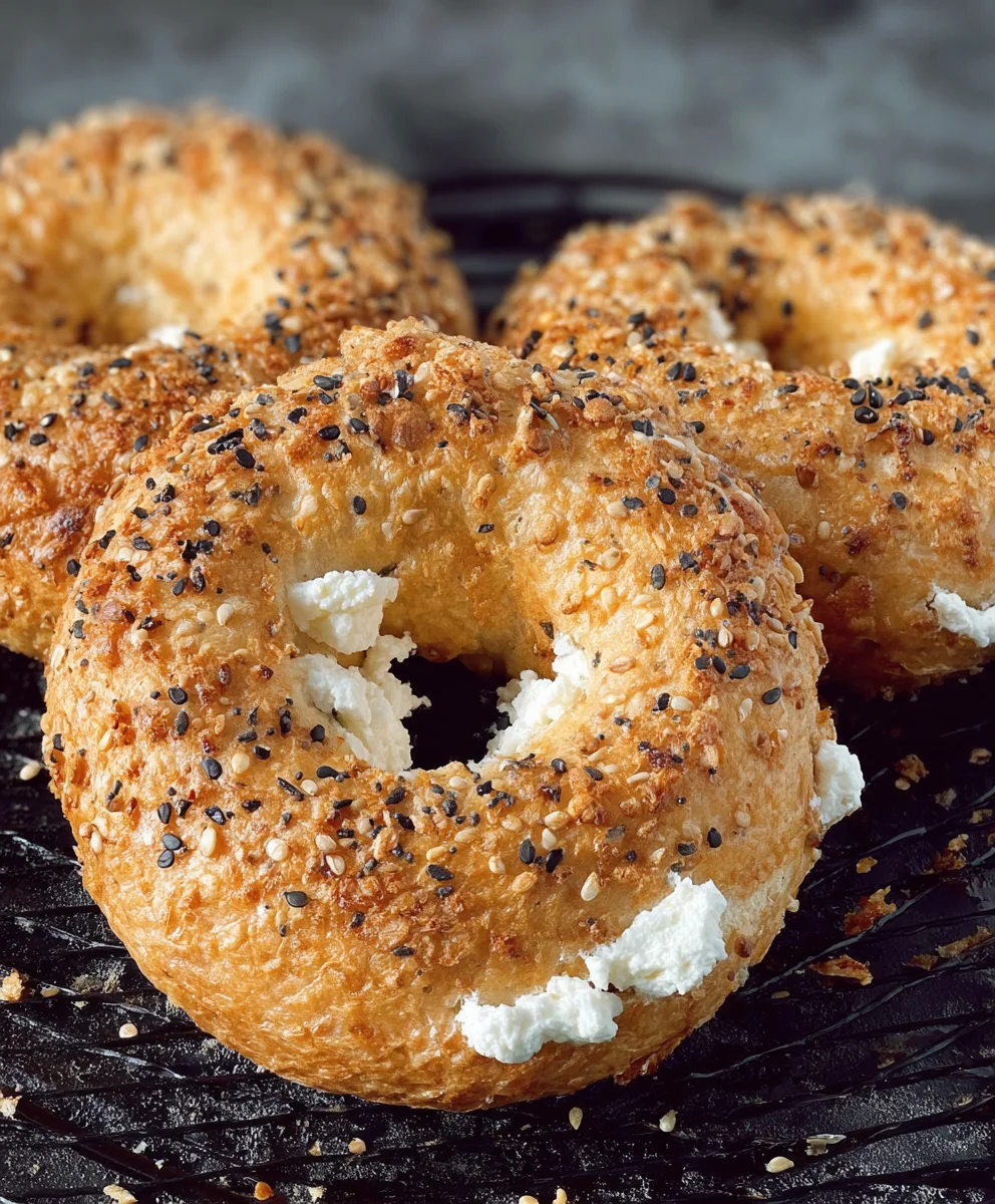 Protein Bagels - Easy Cottage Cheese Recipe