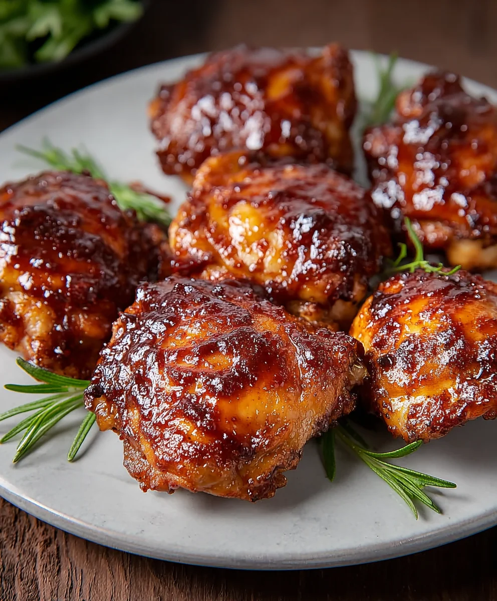 Easy BBQ Chicken Thighs- Fast Flavorful & Fun