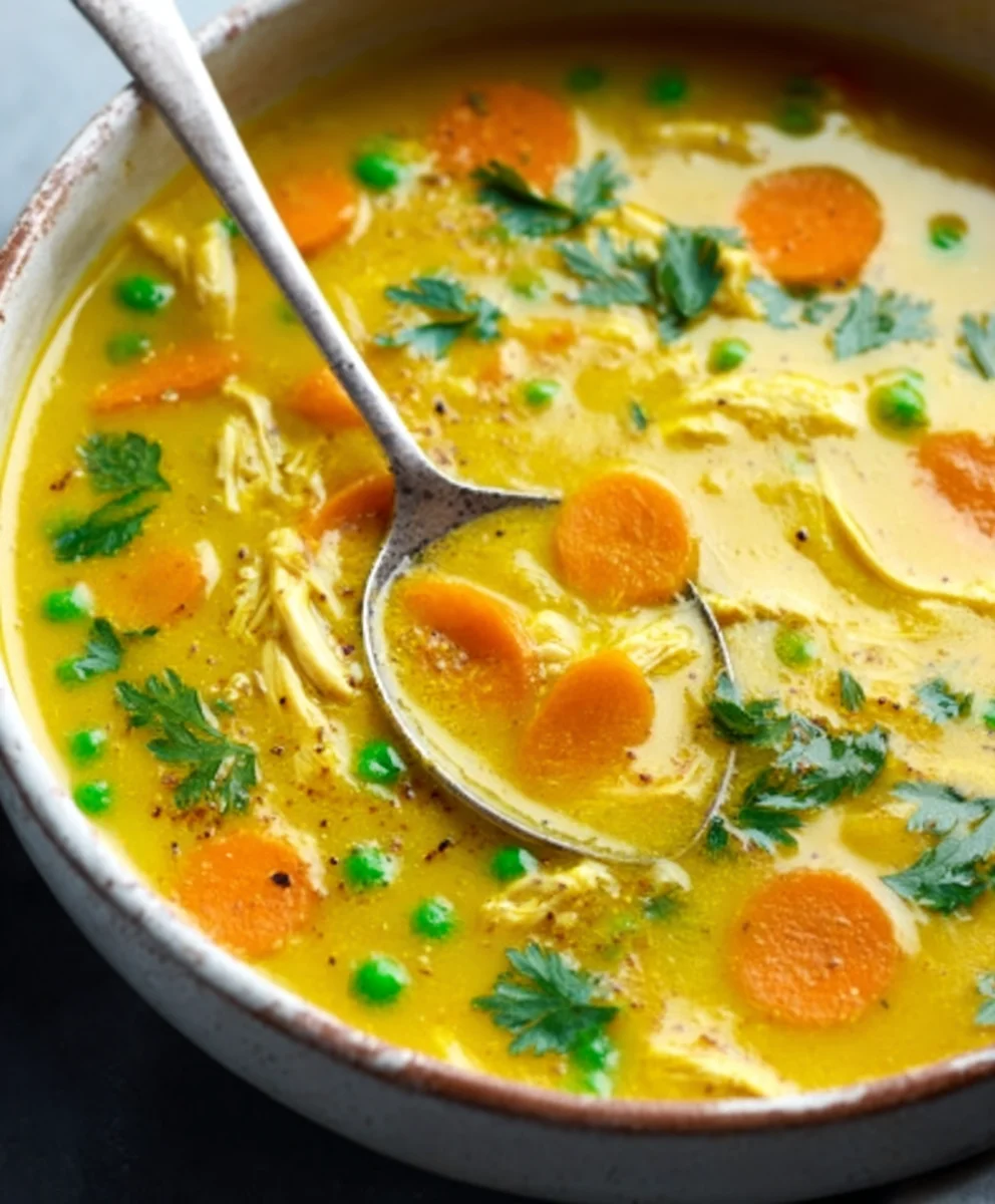 Turmeric Chicken Soup - Anti-Inflammatory Comfort Food