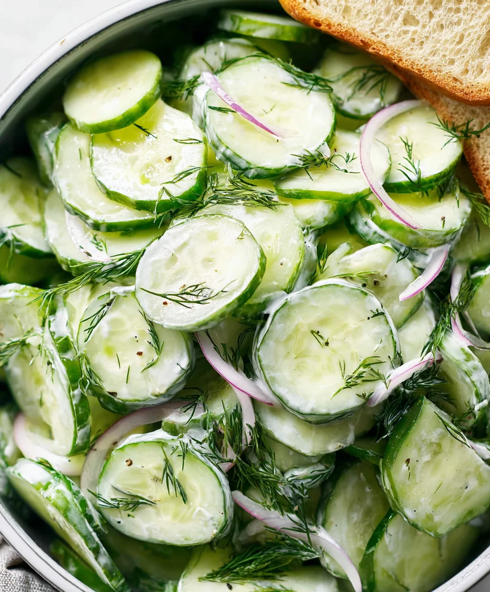 Cool Cucumber Dill Salad - Easy & Refreshing Recipe