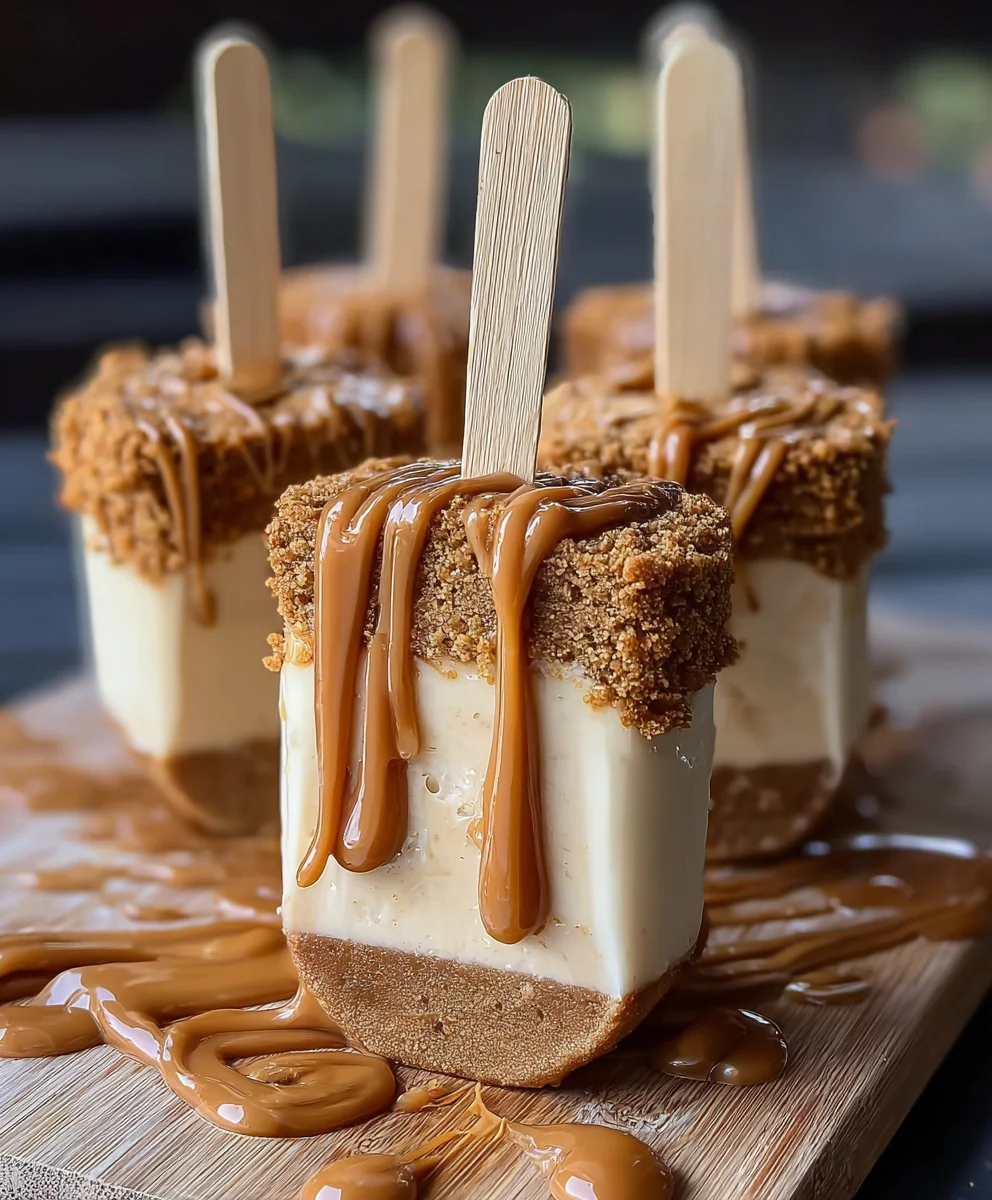 Biscoff Cookie Butter Cheesecake Pops-Delicious Treats