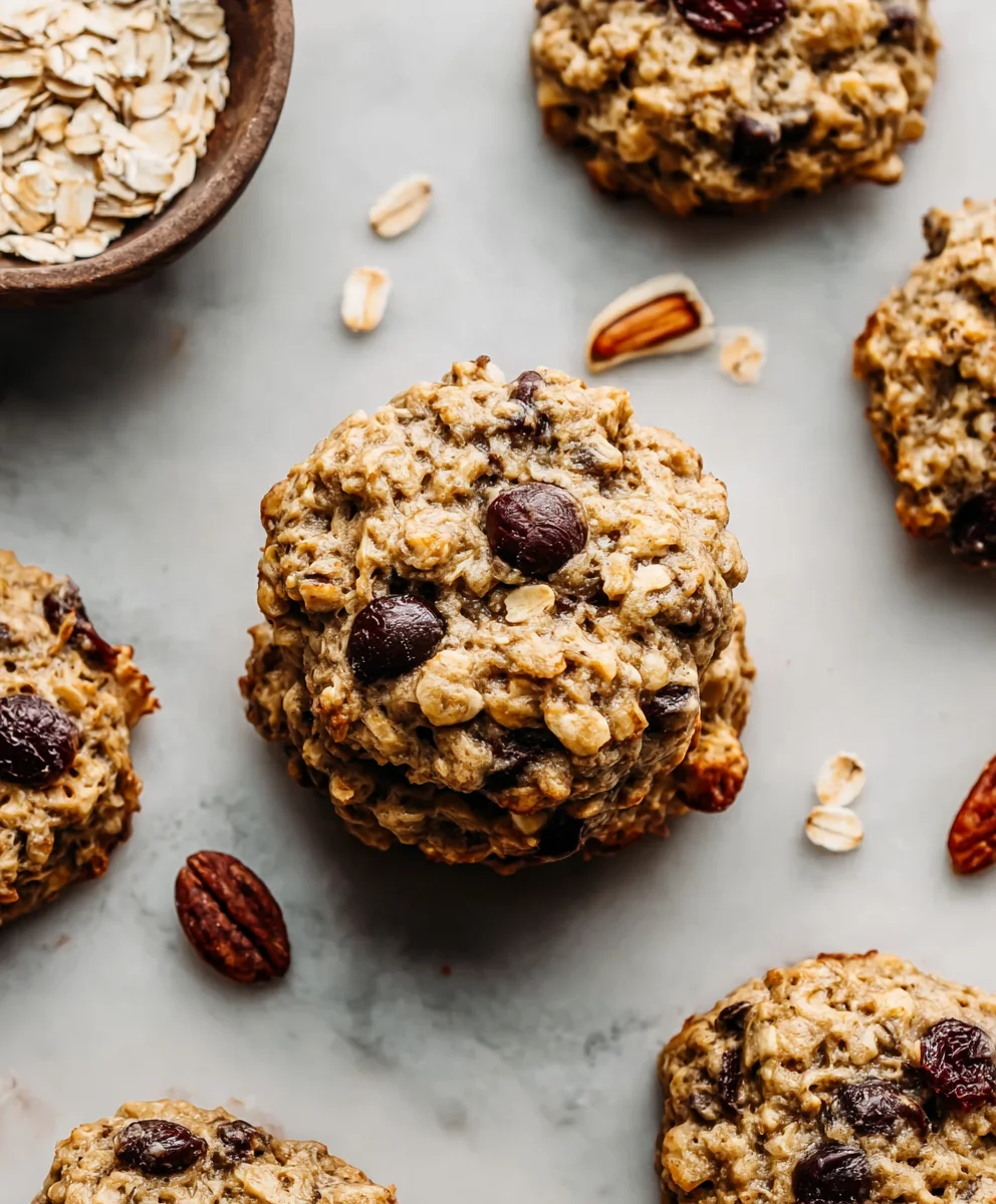 Healthy Banana Oat Cookies-Simple & Delicious Snack